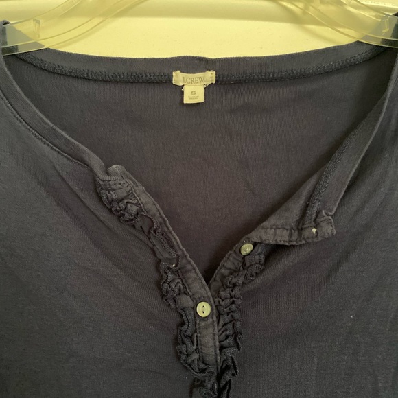 J.Crew Navy Tee Shirt - Picture 3 of 3
